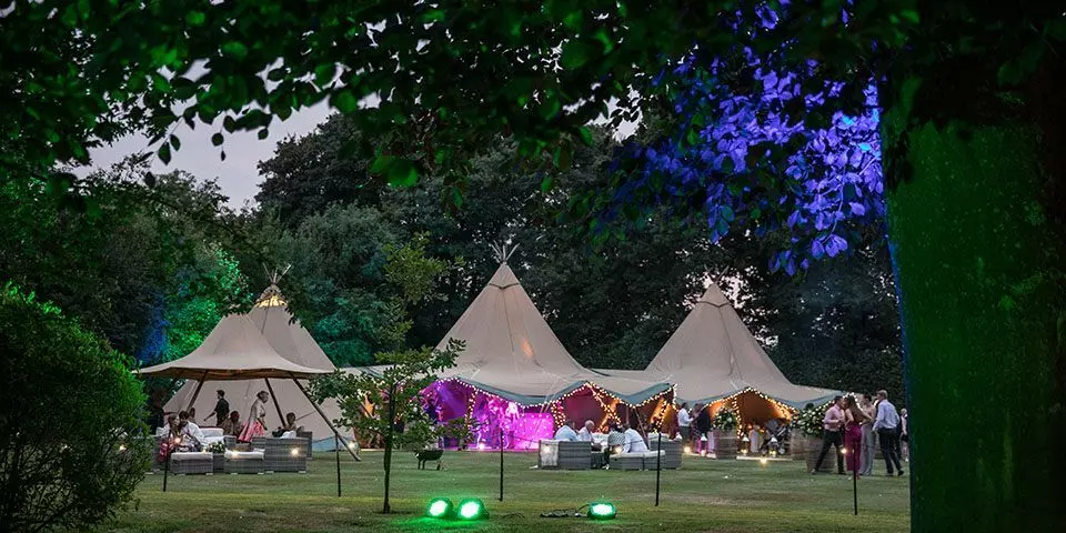 50th Wedding  Anniversary  Tipi MGN Events